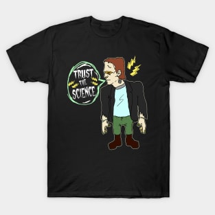 Funny Halloween Monster saying Trust the Science T-Shirt